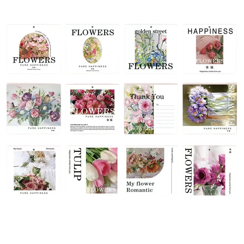 Thiệp hoa đơn bốn mùa trao gửi lời yêu thương  (nhiều mẫu - túi 45 chiếc ) ảnh 26