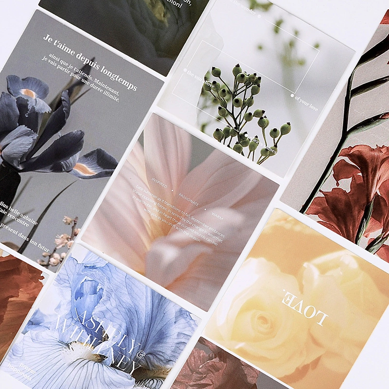 Thiệp hoa đơn bốn mùa trao gửi lời yêu thương  (nhiều mẫu - túi 45 chiếc ) ảnh 36