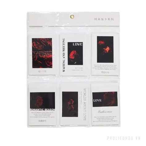 Thiệp hoa đơn bốn mùa trao gửi lời yêu thương  (nhiều mẫu - túi 45 chiếc ) ảnh 28