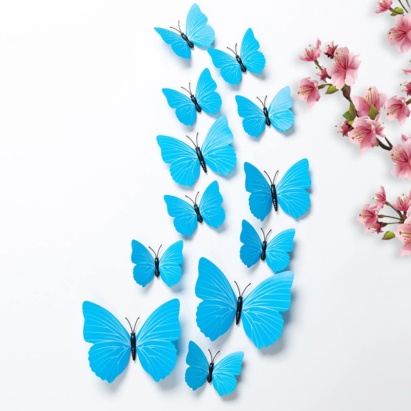 Set 2 túi 24 bướm nam châm trang trí bó hoa, cửa kính, giỏ quả, tủ lạnh ảnh 17