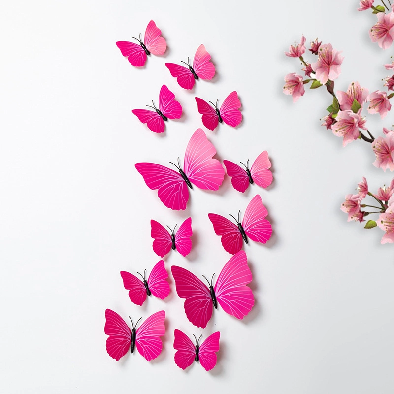 Set 2 túi 24 bướm nam châm trang trí bó hoa, cửa kính, giỏ quả, tủ lạnh ảnh 20