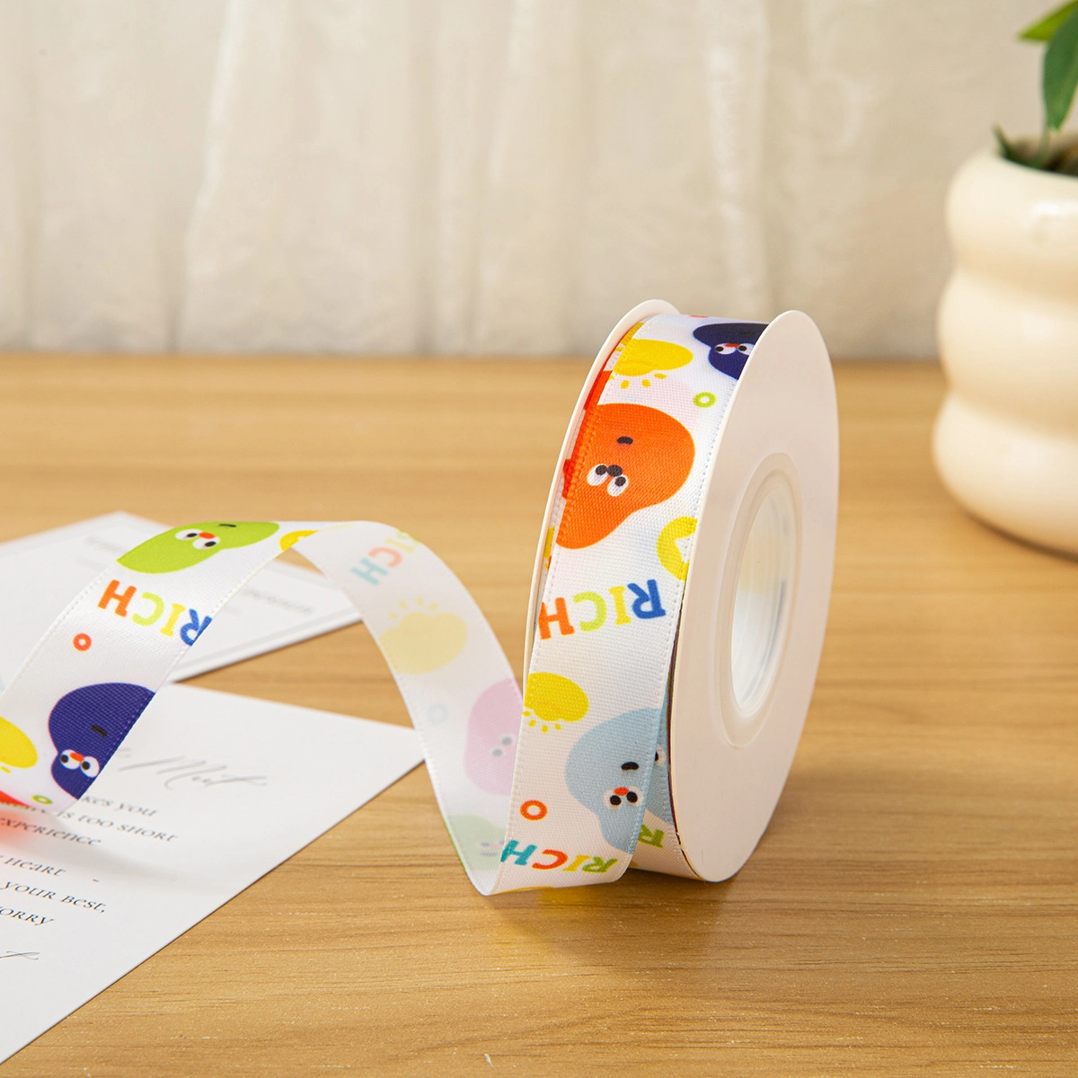 Ruy băng hoạt hình họa tiết sinh nhật cho bé cuộn 22m  ảnh 20