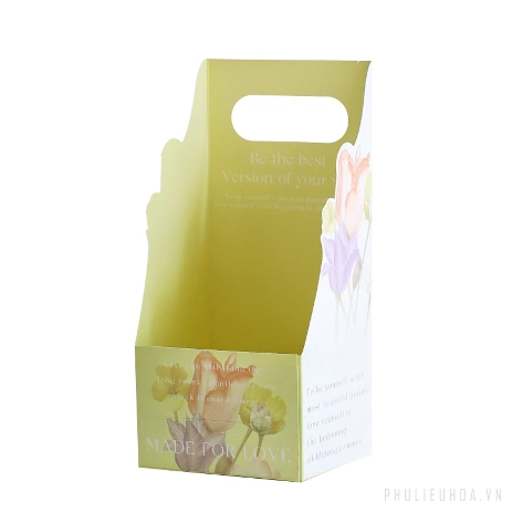 Hộp hoa tươi giấy cứng chống nước có quai xách (combo 5 hộp) ảnh 12