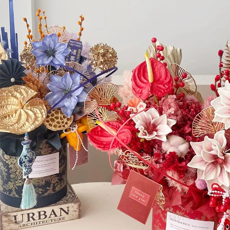 Sợi dây mây nhân tạo, tạo hình trang trí giỏ hoa quà 1,2cm x 25yard ảnh 4