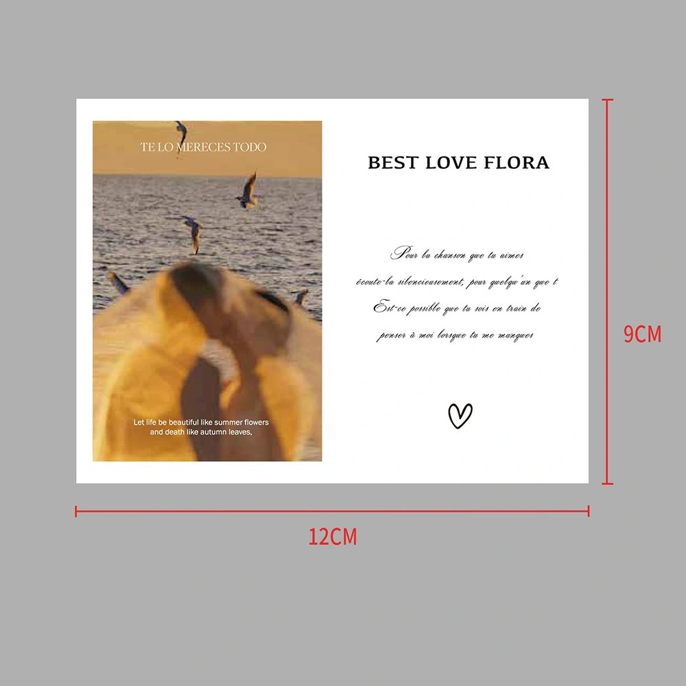 Bộ sưu tập thiệp hoa Postcard Love Flora 9 x 12 - (túi 20 chiếc) ảnh 31