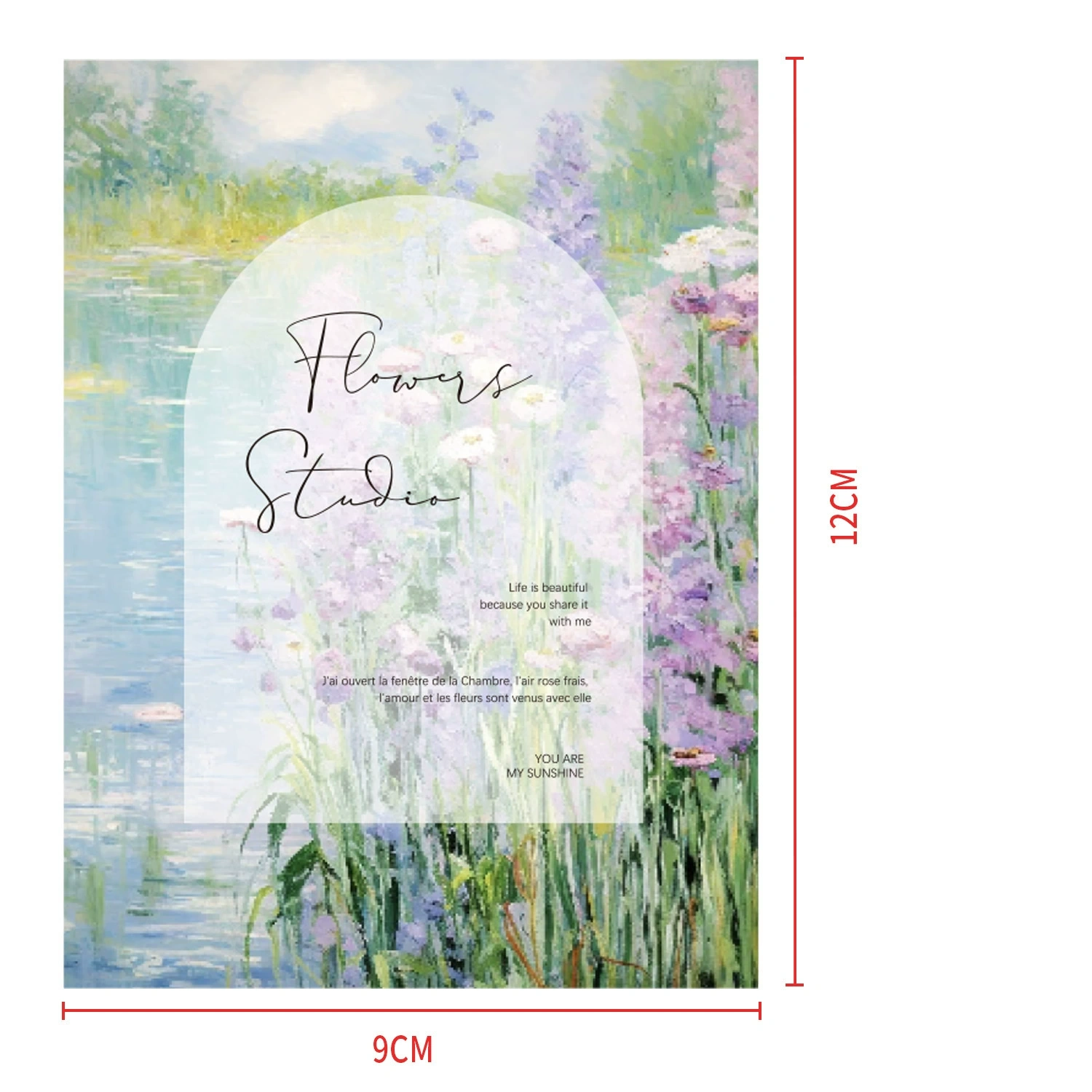 Bộ sưu tập thiệp hoa Postcard Love Flora 9 x 12 - (túi 20 chiếc) ảnh 32