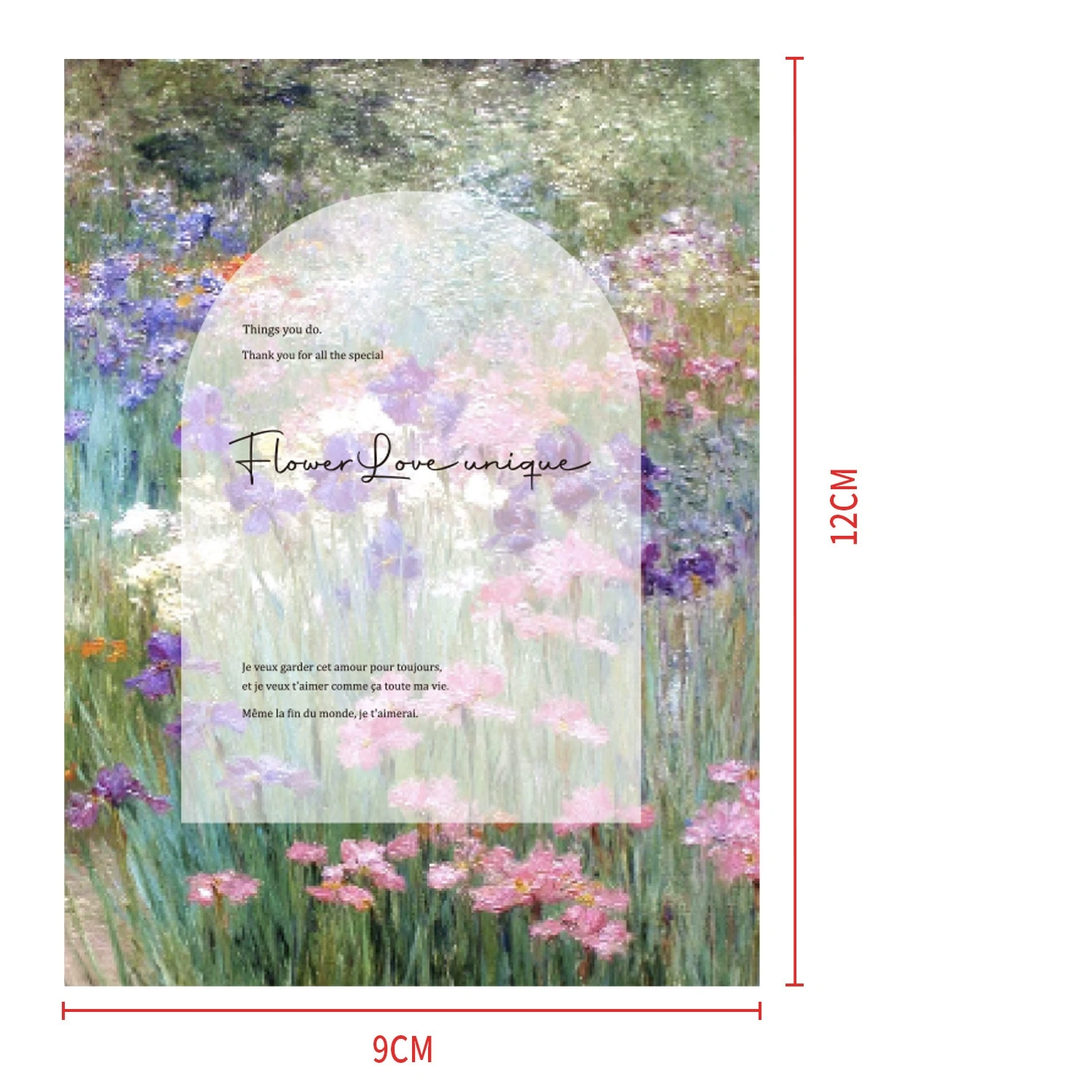 Bộ sưu tập thiệp hoa Postcard Love Flora 9 x 12 - (túi 20 chiếc) ảnh 34