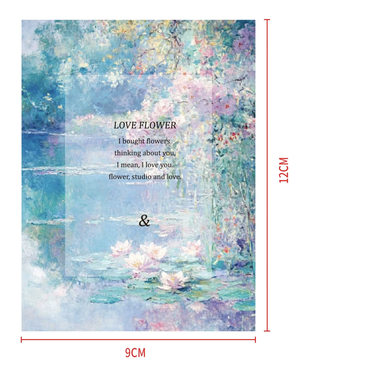 Bộ sưu tập thiệp hoa Postcard Love Flora 9 x 12 - (túi 20 chiếc) ảnh 37