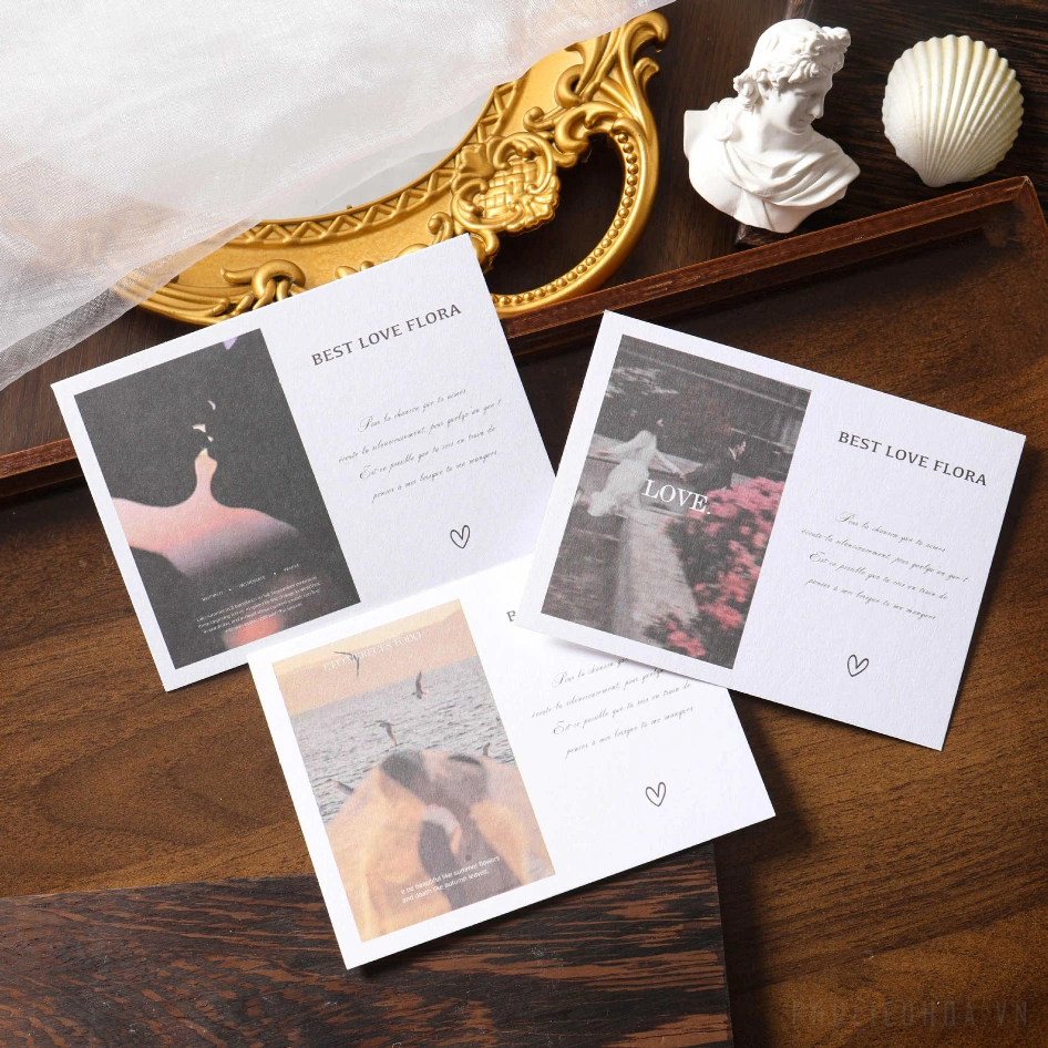 Bộ sưu tập thiệp hoa Postcard Love Flora 9 x 12 - (túi 20 chiếc) ảnh 9
