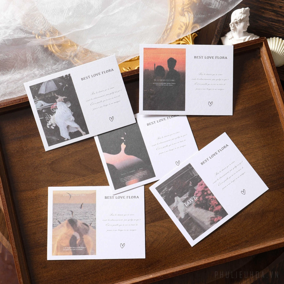 Bộ sưu tập thiệp hoa Postcard Love Flora 9 x 12 - (túi 20 chiếc) ảnh 10