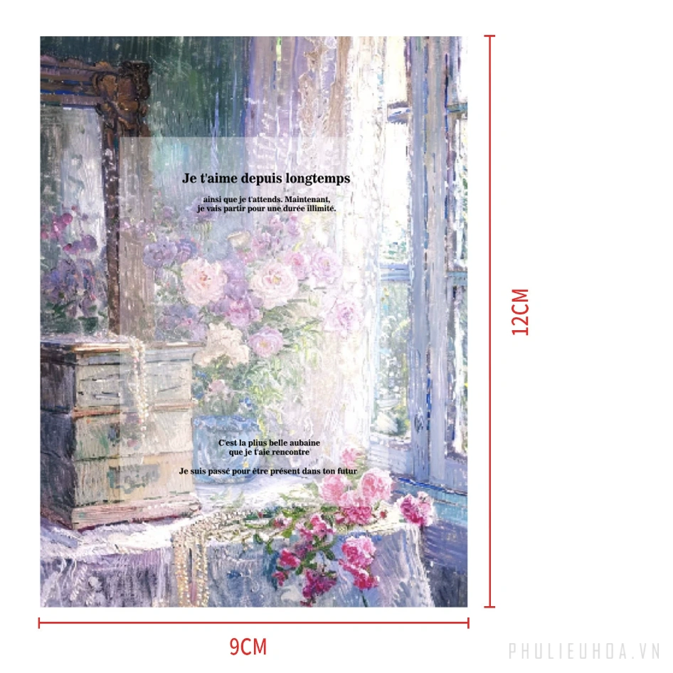 Bộ sưu tập thiệp hoa Postcard Love Flora 9 x 12 - (túi 20 chiếc) ảnh 35