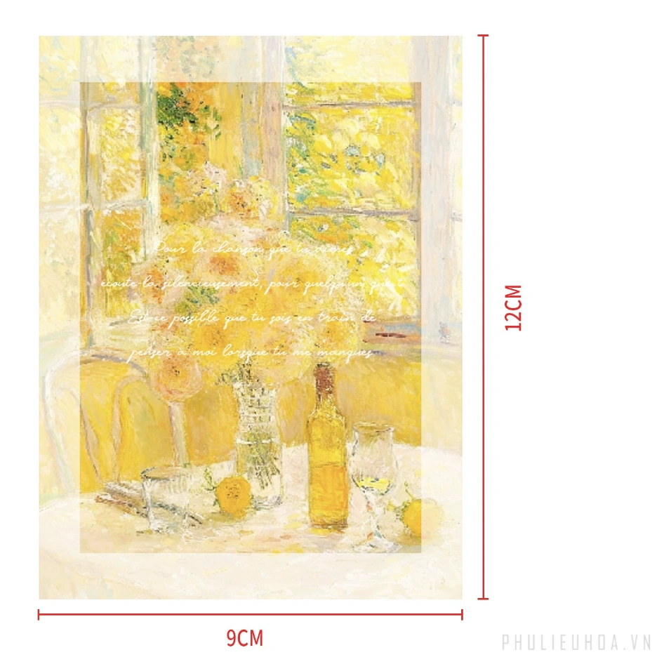 Bộ sưu tập thiệp hoa Postcard Love Flora 9 x 12 - (túi 20 chiếc) ảnh 38