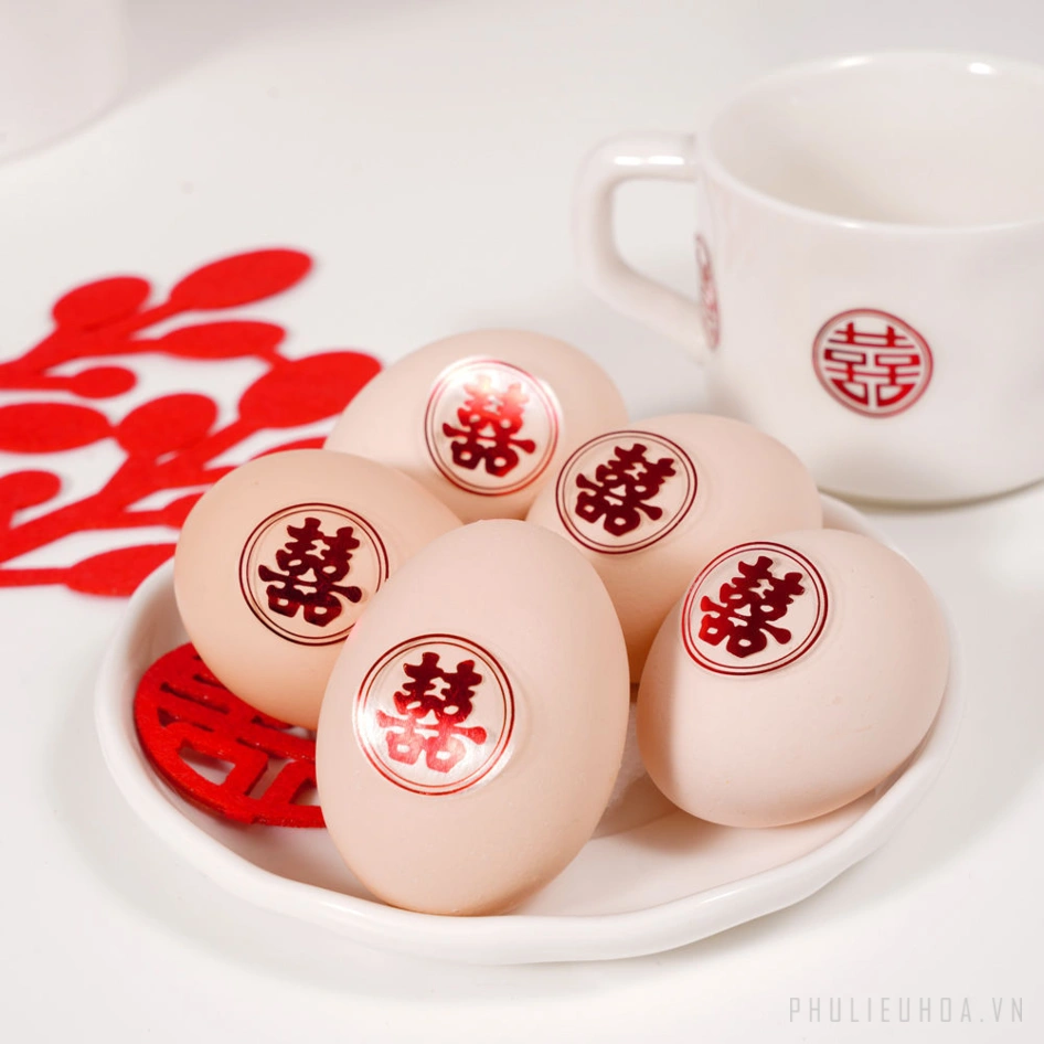 Cuộn 430 sticker dán chữ phúc 2cm ảnh 7