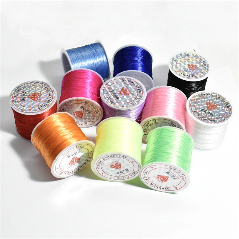 Combo 2 cuộn dây cước thủ công đàn hồi co giãn xâu trang sức 0.6 li x 10m  ảnh 6