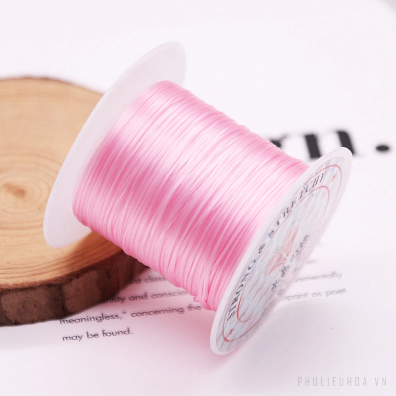 Combo 2 cuộn dây cước thủ công đàn hồi co giãn xâu trang sức 0.6 li x 10m  ảnh 14