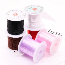 Combo 2 cuộn dây cước thủ công đàn hồi co giãn xâu trang sức 0.6 li x 10m  ảnh 2