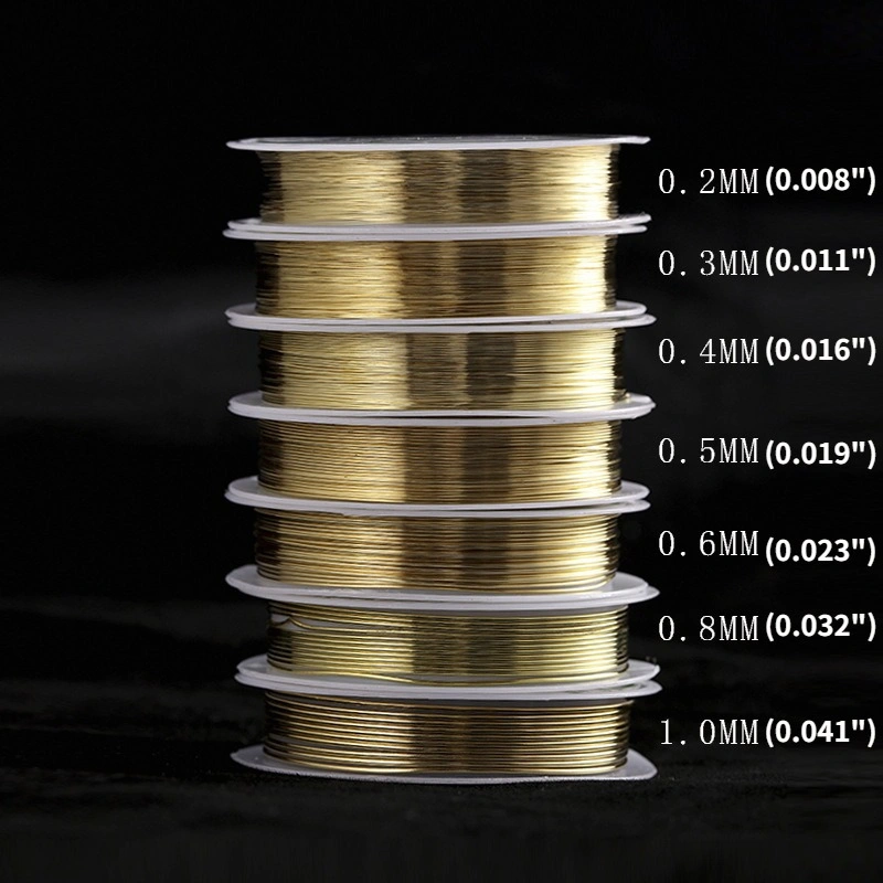 Cuộn dây đồng uốn thủ công làm trang sức handmade 0.3mm x 15m ảnh 14