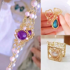 Cuộn dây đồng uốn thủ công làm trang sức handmade 0.3mm x 15m ảnh 6