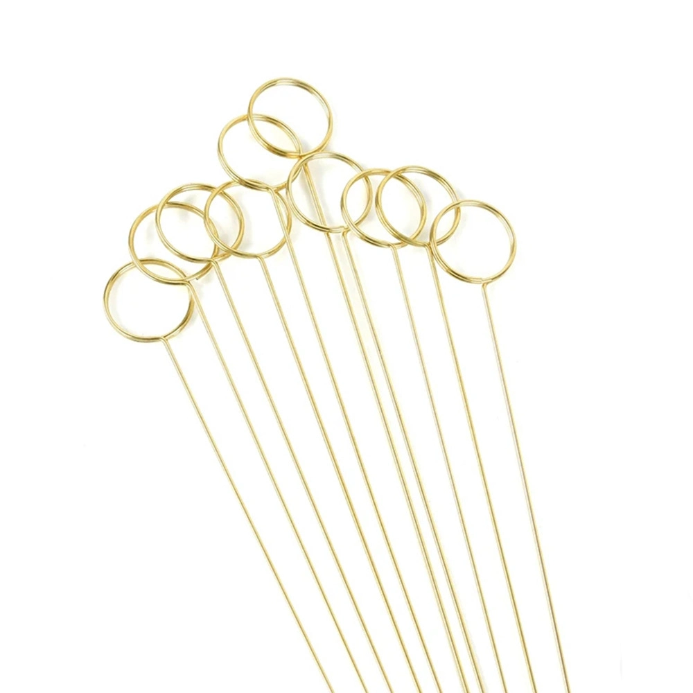 Que cắm thiệp, cài banner cho giỏ hoa chất liệu kim loại  ảnh 23