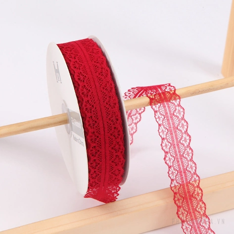 Cuộn ruy băng ren cổ điển bản 3cm x 45m ảnh 13