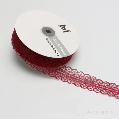 Cuộn ruy băng ren cổ điển bản 3cm x 45m ảnh 18