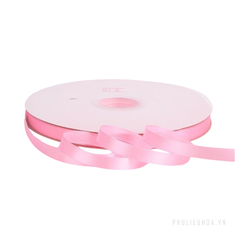 Cuộn ruy băng lụa trơn gói hoa buộc quà và trang trí sự kiện cuốn lớn 1cm x 80yard ảnh 28