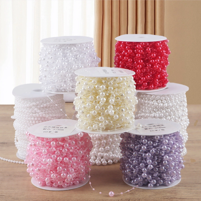 Cuộn dây ngọc trai trang trí hoa cưới và phụ kiện  ảnh 21