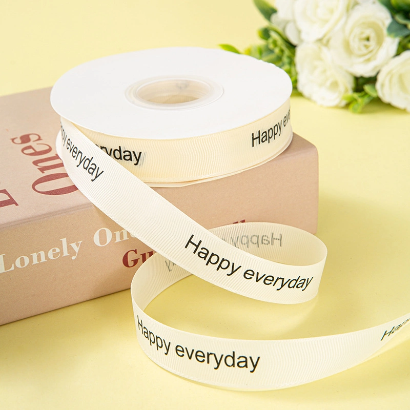 Ruy băng sinh nhật trắng sữa khổ 2cm x 22m Happy Birth Day ảnh 17