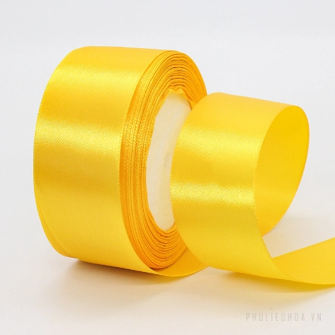 Cuộn ruy băng lụa Satin lõi xốp 4cm x 22m ảnh 15