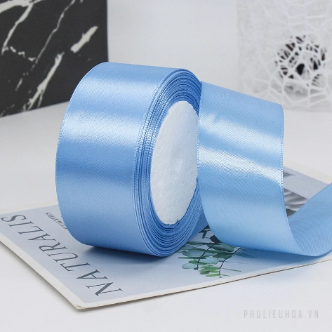 Cuộn ruy băng lụa Satin lõi xốp 4cm x 22m ảnh 19