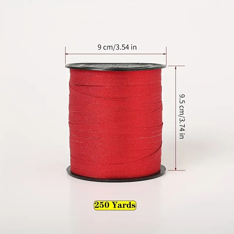 Ruy băng nhựa màu nhung kim tuyến bản 0.5cm x 250 yard ảnh 12