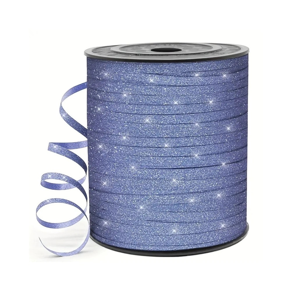 Ruy băng nhựa màu nhung kim tuyến bản 0.5cm x 250 yard ảnh 16