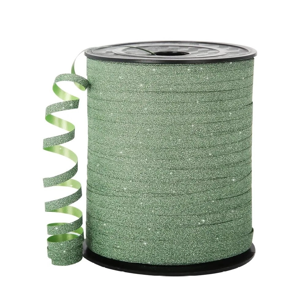 Ruy băng nhựa màu nhung kim tuyến bản 0.5cm x 250 yard ảnh 19