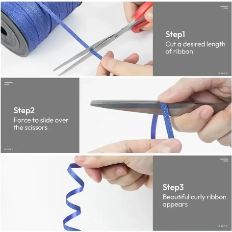 Ruy băng nhựa màu nhung kim tuyến bản 0.5cm x 250 yard ảnh 10