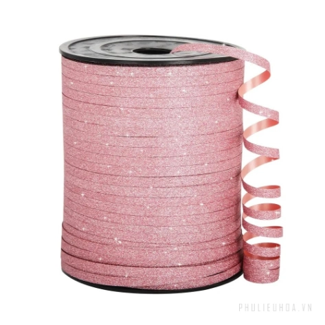 Ruy băng nhựa màu nhung kim tuyến bản 0.5cm x 250 yard ảnh 18