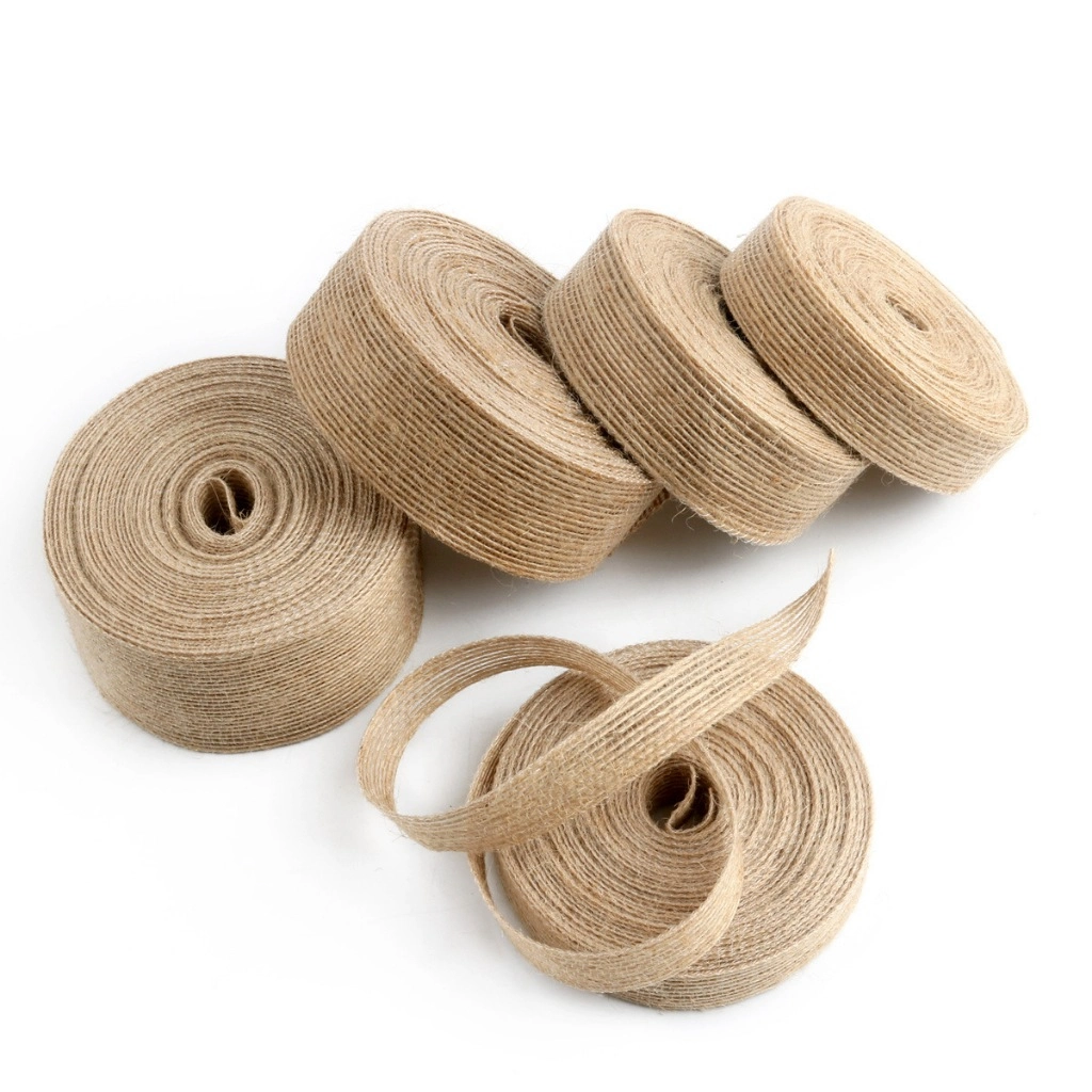 Ruy băng vải bố, dây đay, dây gai cuộn 10 yard ảnh 9