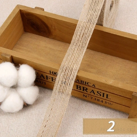 Ruy băng vải bố, dây đay, dây gai cuộn 10 yard ảnh 17