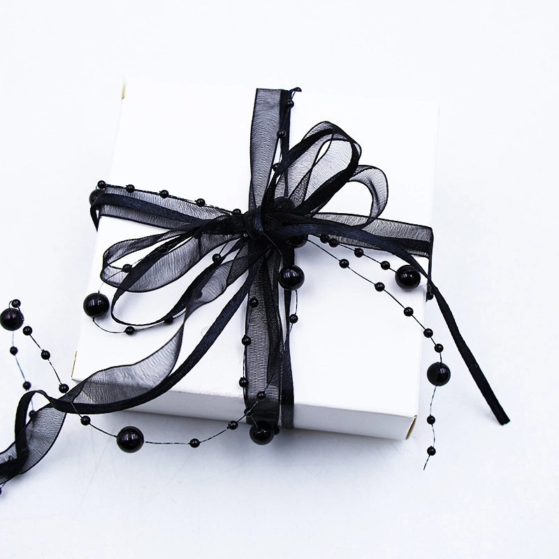 Ruy băng cườm ngọc trai cuộn 5 yard ảnh 7