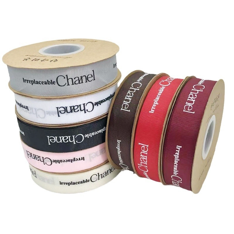 Ruy băng gân chữ Chanel 2cm x 32yard ảnh 2