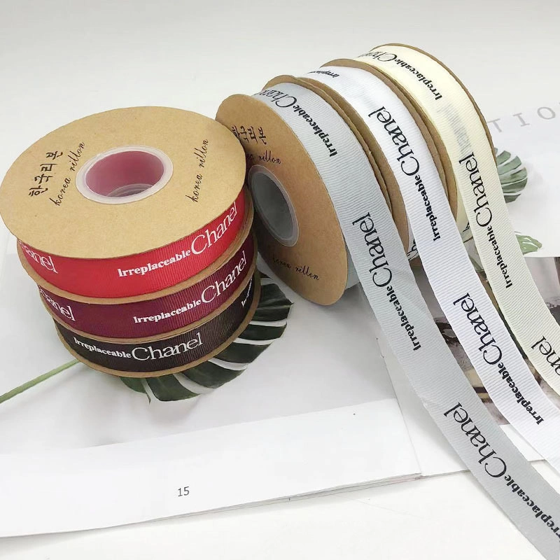 Ruy băng gân chữ Chanel 2cm x 32yard ảnh 5