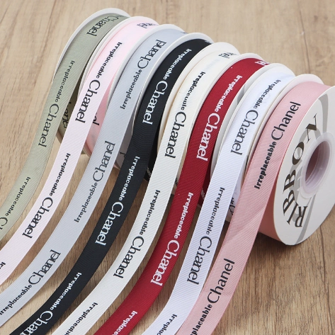 Ruy băng gân chữ Chanel 2cm x 32yard ảnh 8