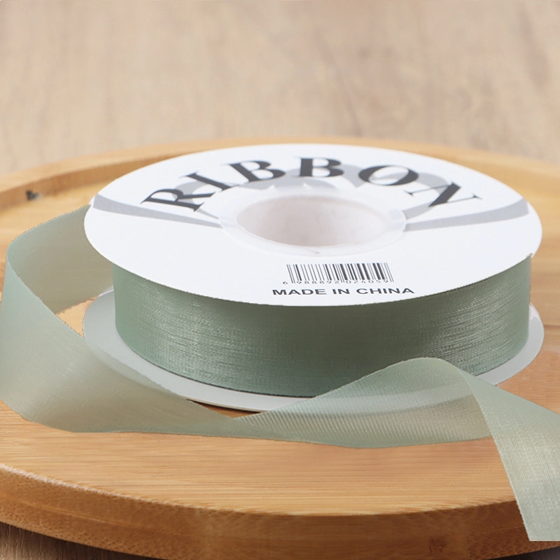 Ruy băng lụa lưới xuyên thấu, mỏng nhẹ mềm mại 2,5cm x 20yard ảnh 16