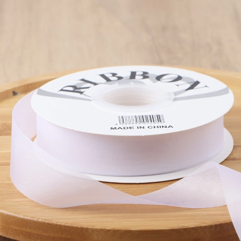 Ruy băng lụa lưới xuyên thấu, mỏng nhẹ mềm mại 2,5cm x 20yard ảnh 22