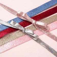 Cuộn ruy băng lụa nhung da PU ánh kim gói hoa buộc nơ quà tặng 2.5cm x 10yard ảnh 2