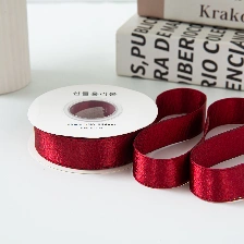 Cuộn ruy băng lụa nhung da PU ánh kim gói hoa buộc nơ quà tặng 2.5cm x 10yard ảnh 10