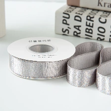 Cuộn ruy băng lụa nhung da PU ánh kim gói hoa buộc nơ quà tặng 2.5cm x 10yard ảnh 13