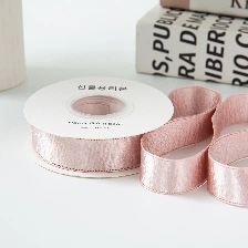 Cuộn ruy băng lụa nhung da PU ánh kim gói hoa buộc nơ quà tặng 2.5cm x 10yard ảnh 14