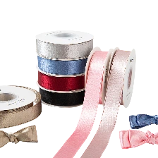 Cuộn ruy băng lụa nhung da PU ánh kim gói hoa buộc nơ quà tặng 2.5cm x 10yard ảnh 1