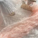 Khăn trải bàn runner vải voan lưới nhún lượn sóng đủ màu trang trí bàn tiệc, phông nền, background chụp ảnh 
 ảnh 7
