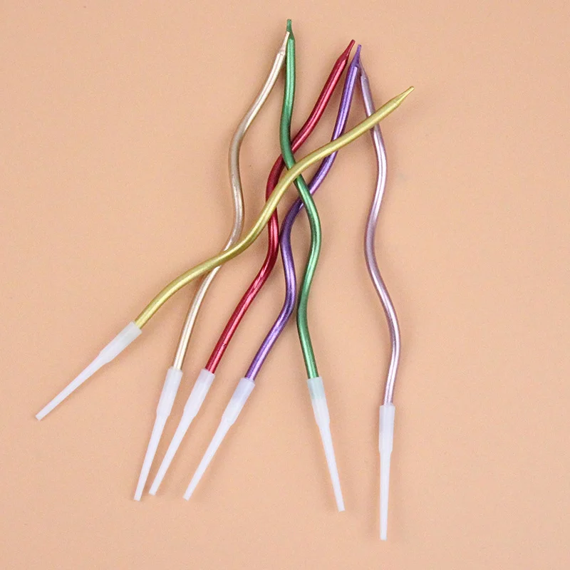 Hộp nến xoắn trang trí bánh kem 6 cây Rainbow Candle 15cm sáp cao cấp 
 ảnh 7